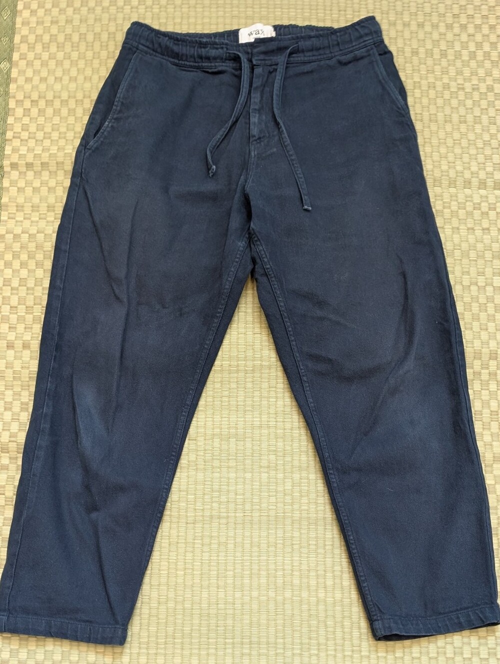Wax London Kurt Twill Trousers Organic Cotton Mens Size 32 x 26 Made in Portugal